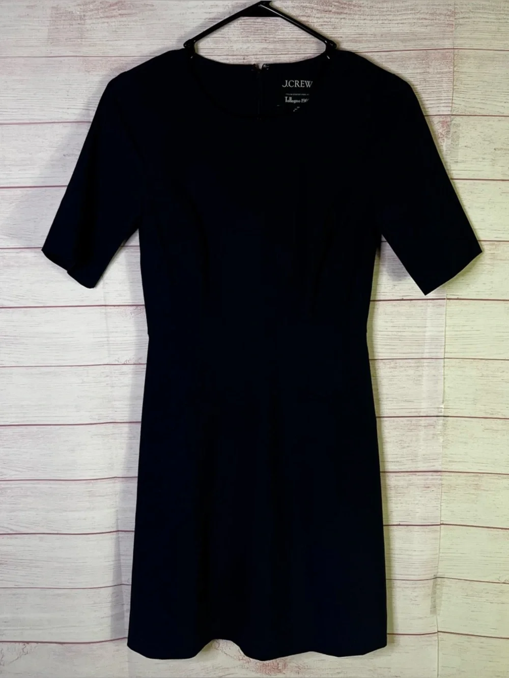 J.Crew‎ Navy Blue Italian Stretch Wool by TOLLEGNO 1900 Dress Size 00